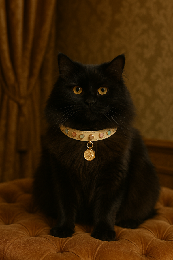 The Majestic Bijou Collar – Gem-Studded Elegance for Cats & Cavaliers” - Image 3