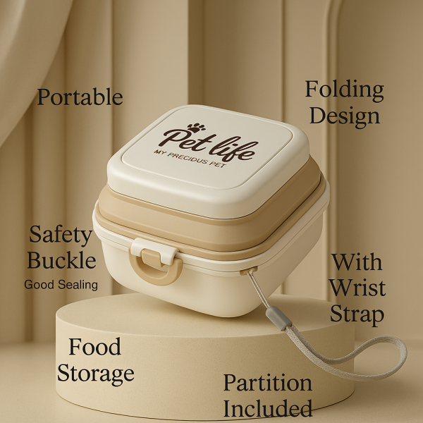 Luxe Foldable Pet Dining Box – Because Style Shouldn’t Stop at Supper. - Image 2