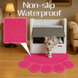 Cat Litter Catching Mat - Paw Shaped