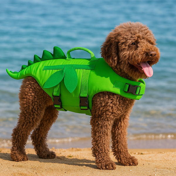 Float & Flaunt: Boutique Dog Life Jackets – Bee & Dino Editions - Image 3