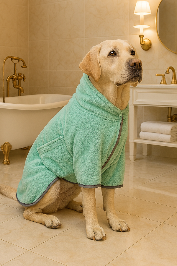The Après-Bath Luxe Robe – Spa Style for Sophisticated Pooches - Image 5