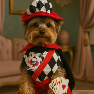 Casino  dog outfit
