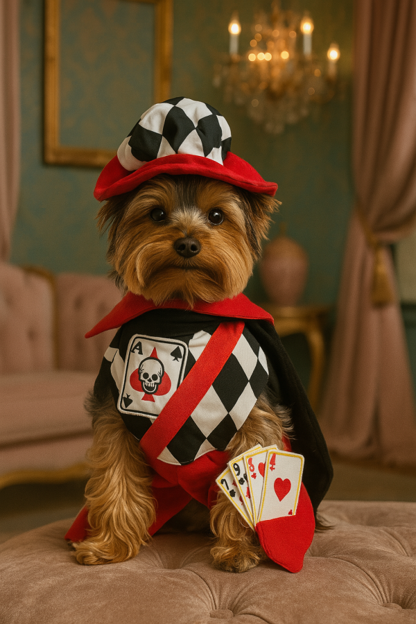 Casino  dog outfit