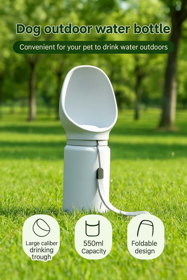 Sip in Style: Foldable Silicone Hydration Trough