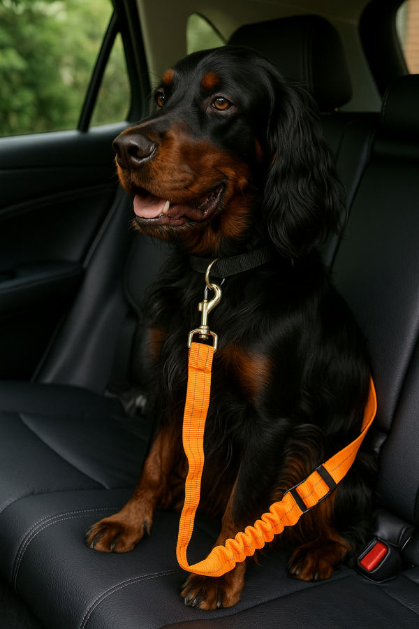 Luxury Bungee Dog Car Seatbelt Lead – Adjustable & Chic - Image 6