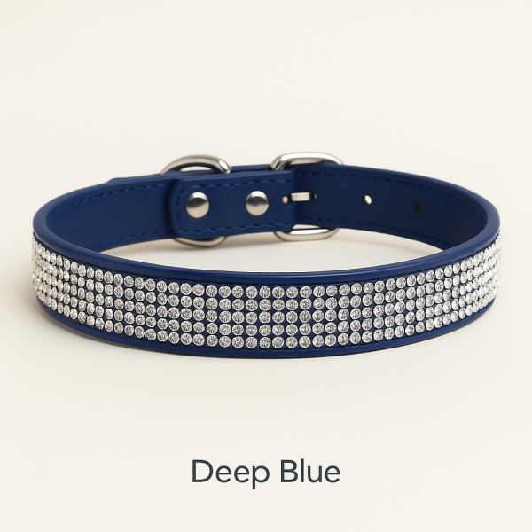 Velvet collar with  oval buckle - Image 6