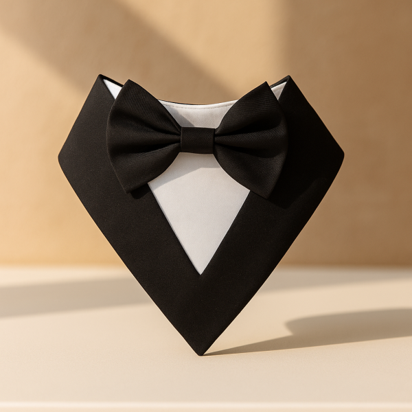 “The Barkshire Tux” – Formal Dinner Suit Collar with Bowtie - Image 3