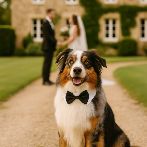 The Pawfect Look: Wedding Day Tux Collar”