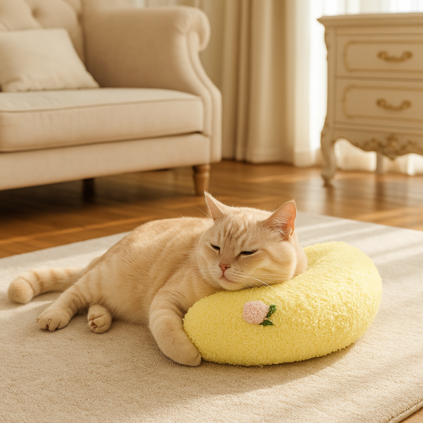 “The Paws & Whiskers Luxe Cloud Pillow Collection” Because even royalty deserves a rest. - Image 4