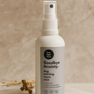 Paws Right There – Goodbye Anxiety. Dog Calming Room Mist  Plant-Powered Calm for Anxious Pups