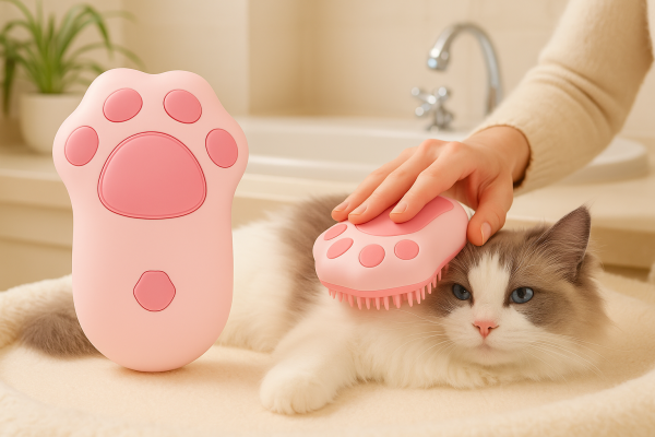 The Pawfect Spa Mist Brush – Luxe Pet Grooming with a Touch of Steam - Image 3