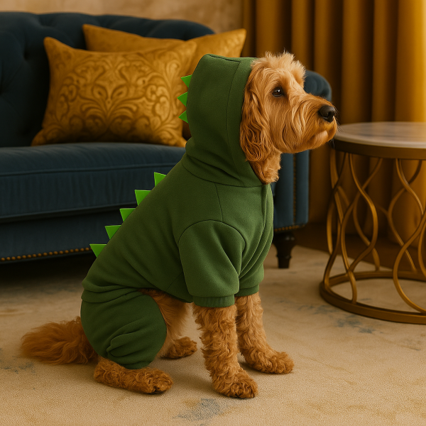🦖 “Rawr Darling!” Luxe Dino Hoodie Costume - Image 2