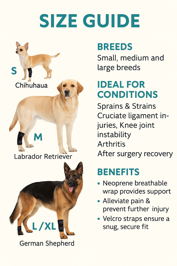 The Luxe Limb Brace – Orthopaedic Support for Stylish Paws - Image 2