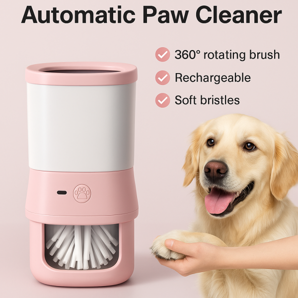 Pawlé Spa™ Luxe Rechargeable Paw Washer – Because Clean Paws Deserve Couture” - Image 2