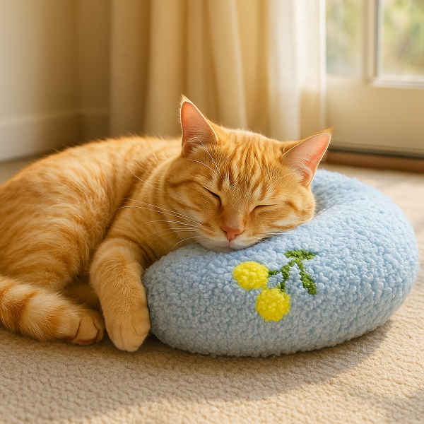 “The Paws & Whiskers Luxe Cloud Pillow Collection” Because even royalty deserves a rest. - Image 3
