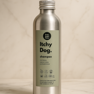 Paws Right There – Itchy Dog. Shampoo  Oatmeal & Aloe Vera with Cedarwood & Chamomile
