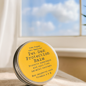 Paws Right There – Pet Sun Protection Balm  Because sunburn is so last season.
