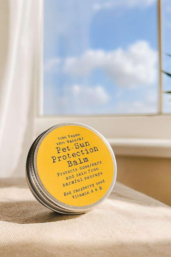 Paws Right There – Pet Sun Protection Balm  Because sunburn is so last season.