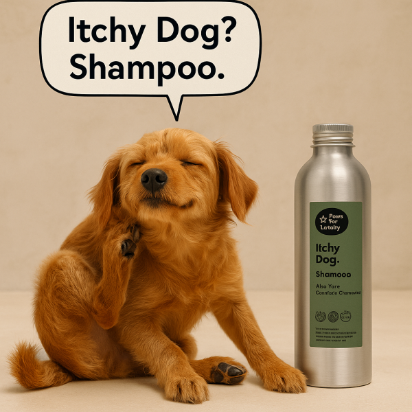 Paws Right There – Itchy Dog. Shampoo  Oatmeal & Aloe Vera with Cedarwood & Chamomile - Image 2
