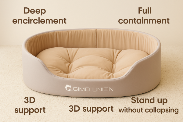 Gimo Union Deep Sleep Nest – XL in Greyish Taupe - Image 2