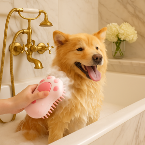 The Pawfect Spa Mist Brush – Luxe Pet Grooming with a Touch of Steam