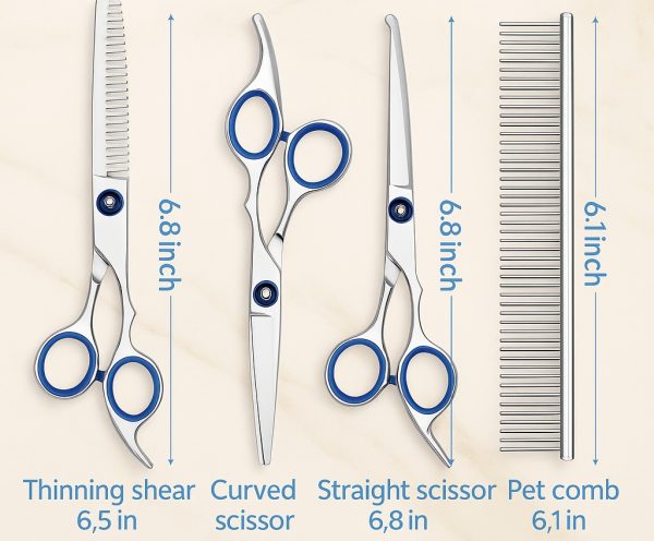 Pawfectly Chic Grooming Scissor Set – 5-in-1 Everyday Elegance Edition - Image 5