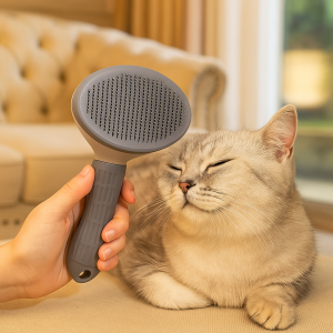 🐾 Cloud Comfort Grooming Brush – Luxury Edition