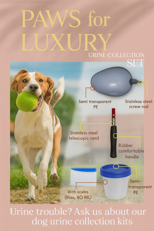 Paws for Luxury Urine Collection Set – No Squat, No Spill, No Stress