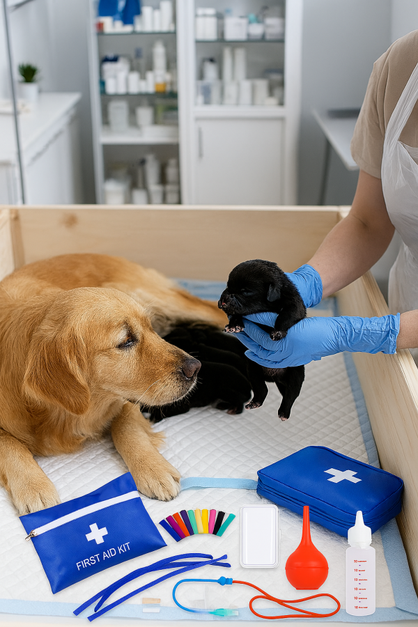 The Luxe Whelping Suite – Ultimate Newborn Puppy Care Kit