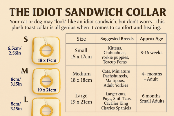 The “Toasty Loaf” Veterinary Recovery Collar – For the Bougie Breadwinner Pet 🍞 - Image 2