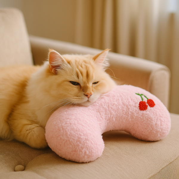 “The Paws & Whiskers Luxe Cloud Pillow Collection” Because even royalty deserves a rest. - Image 5