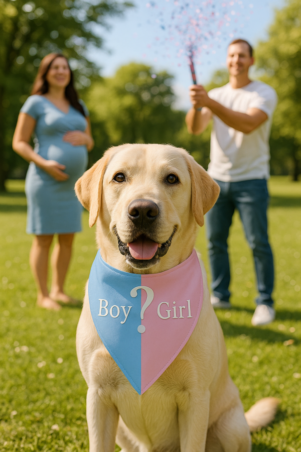 Gender Reveal Bandana – Boy or Girl?