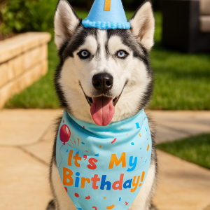 “Birthday King Celebration Set – Hat & Bandana Duo”