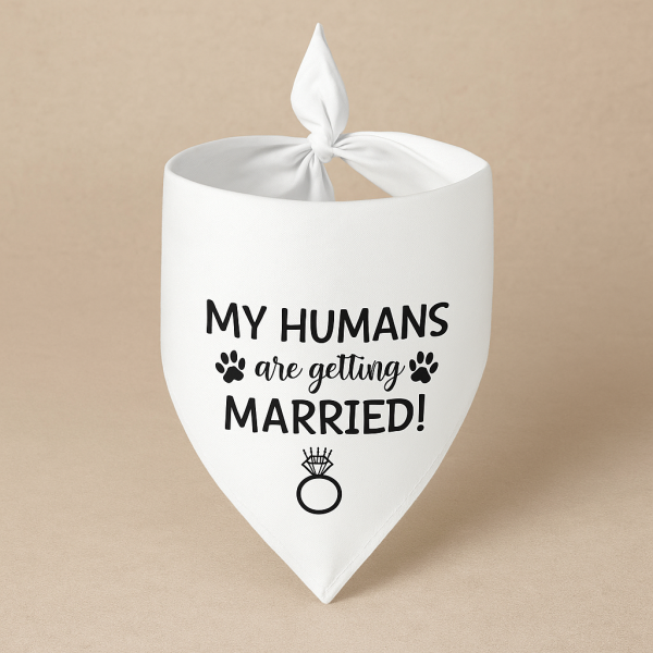 🪄 Title: “Pawposal Perfection: Wedding Announcement Bandana” - Image 2