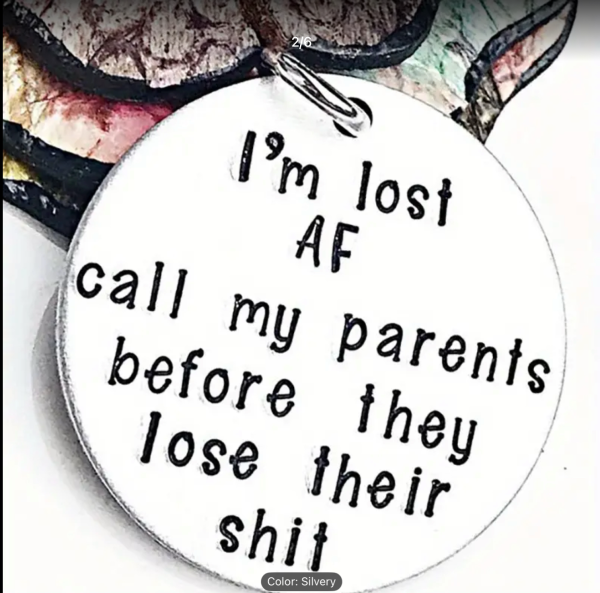 📞 “I’m Lost AF” Emergency Tag – 3cm