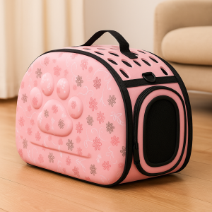 “The Pawsh Pet Getaway Carrier – Pink Edition”