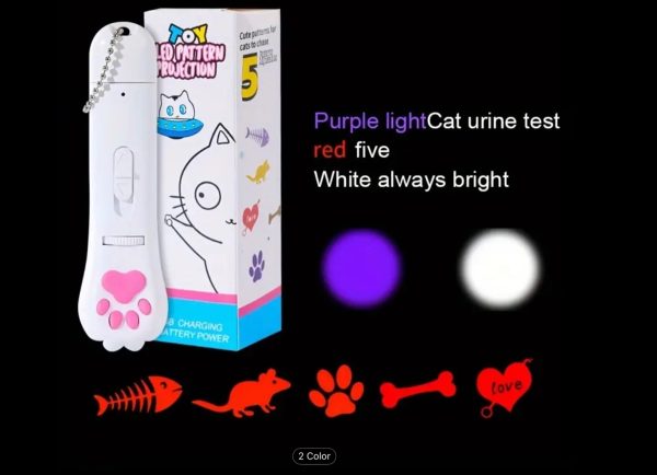 LumiPaw™ 3-in-1 Cat Teaser & Health Light – Play. Detect. Illuminate.