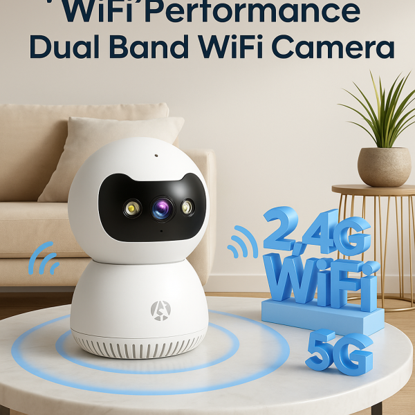 The Boujee‑Eye Pet Cam – Luxe Edition  Dual Band Wi-Fi | 360° Auto-Tracking | Night Vision | Pet Parent Perfection  ✨  - Image 3