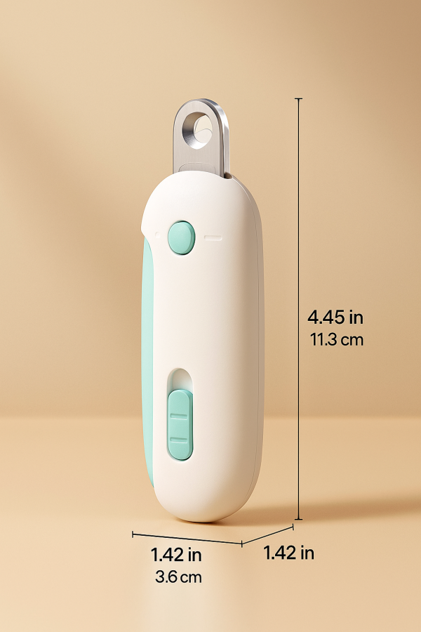 The Luxe Precision Claw Clipper – With Adjustable Aperture & Hidden Nail File - Image 2