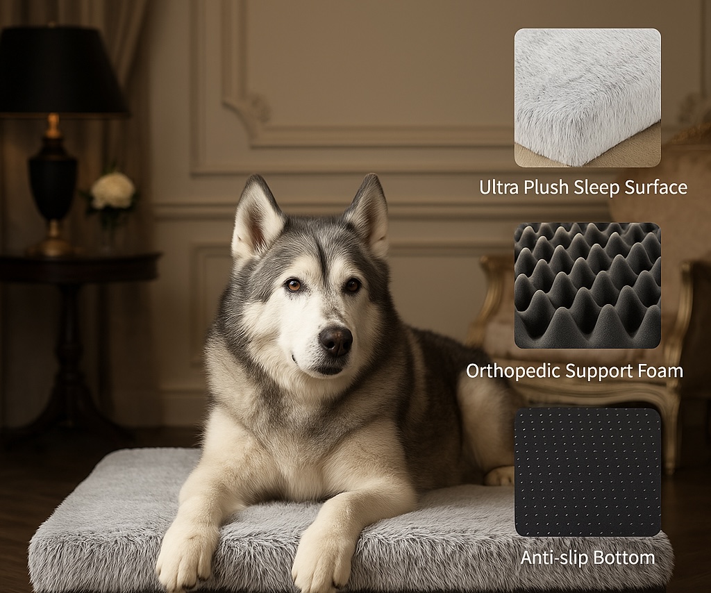 Cloud Nine Luxe Orthopedic Dog Bed – Extra Large