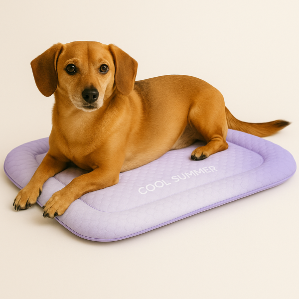 Paws for Luxury™ Summer Breeze Cooling Lounger – Gradient Lavender Bliss Edition - Image 3