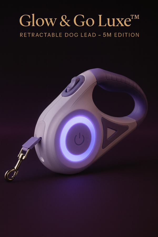 “Glow & Go Luxe™ Retractable Dog Lead – 5M Edition”  Walks Just Got Bougier – Where Chic Meets Clever. - Image 4