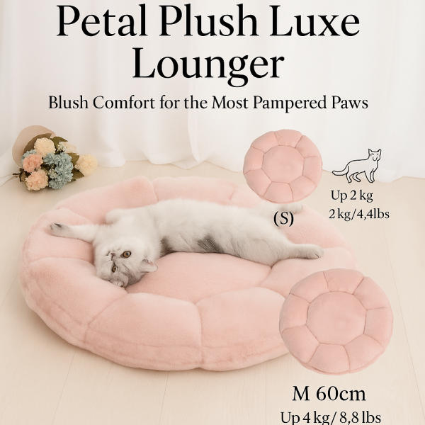 The Petal Plush Luxe Lounger – Blush Comfort for the Most Pampered Paws - Image 4