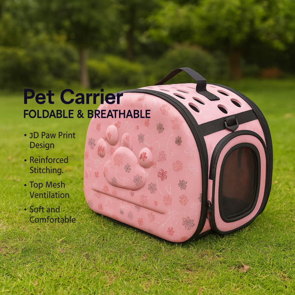 “The Pawsh Pet Getaway Carrier – Pink Edition” - Image 3