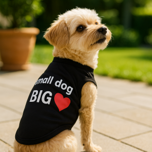 🖤  Small Dog, Big Heart Tee