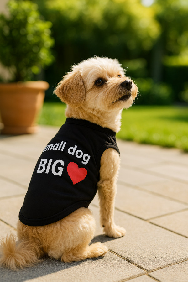 🖤  Small Dog, Big Heart Tee