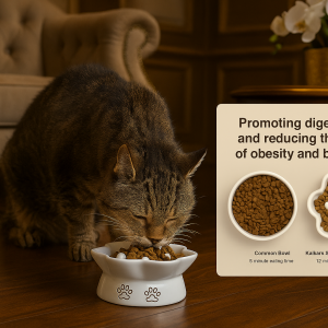 The Kaiikai Luxe Anti-Bloat Feeder — Elevated Elegance for Mindful Mealtimes”