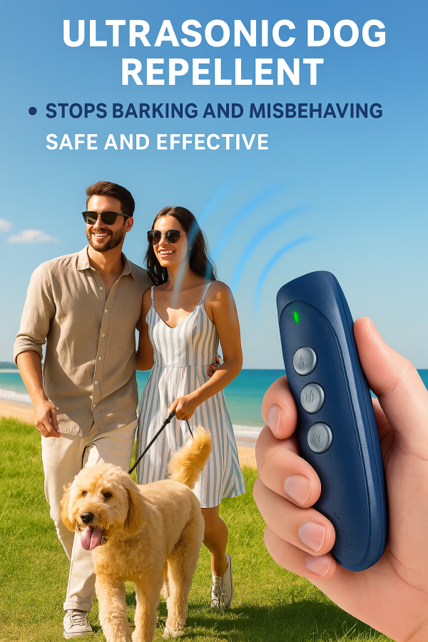 Luxury Ultrasonic Canine Harmony Hand-Held – Elegant, 100% Safe Behaviour Control for Refined UK Dog Owners”