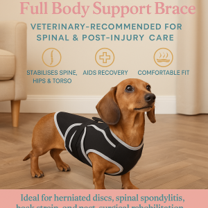 Canine Comfort Luxe Full Body Support Brace – Veterinary-Recommended for Spinal & Post-Injury Care