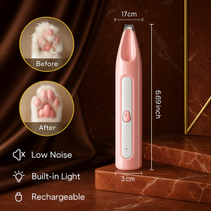 Purrfect Paws Illuminated Fur Trimmer – Rose Quartz Edition